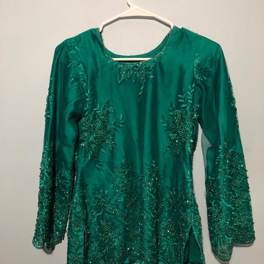 Teal Green Lehenga Set